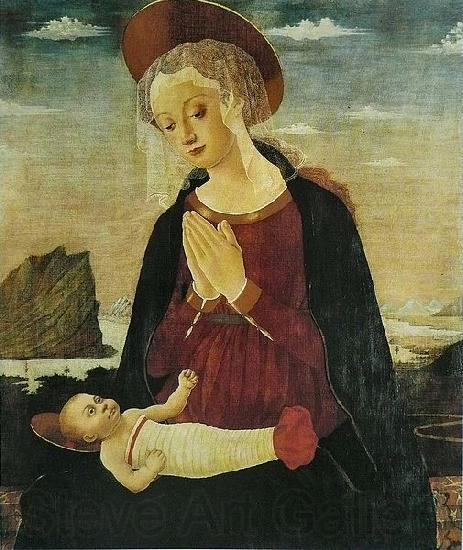 Alesso Baldovinetti Virgin and Child Spain oil painting art